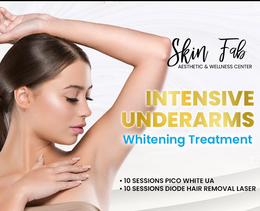 Underarm whitening package promotional visual